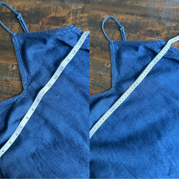 Wilfred Free Aritzia Dark Denim Vivienne Mini Ship Dress Size Small - Picture 5 of 8